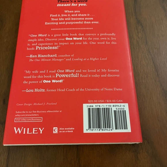 Book “One Word that will change your life” by Jon Gordon. - Picture 4 of 9